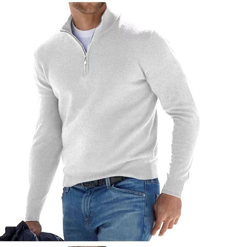 Gensere | Half Zip Wool-Cashmere  –  Herre Gensere Gensere